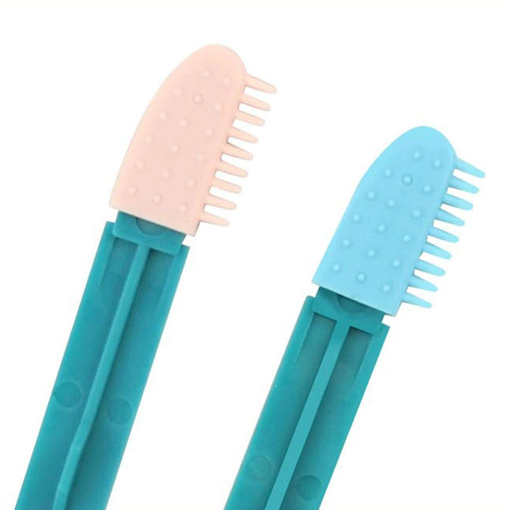 Eco-friendly Cats Eye Rubbing Handheld Eye Wipe Reusable Buckle Design Pet Comb Tear Stain Brush