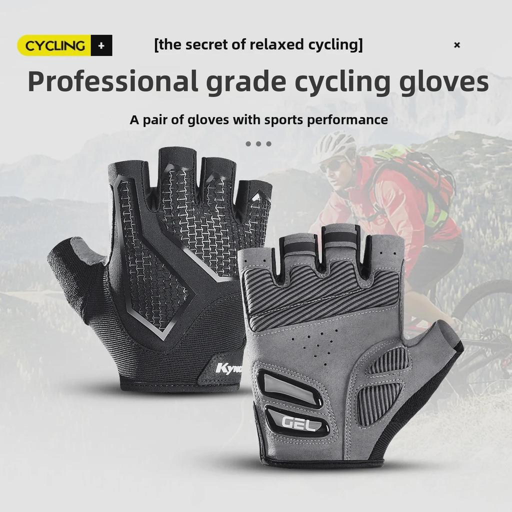 Breathable Summer Half-Finger Shock-Absorbing Cycling Gloves for Men & Women