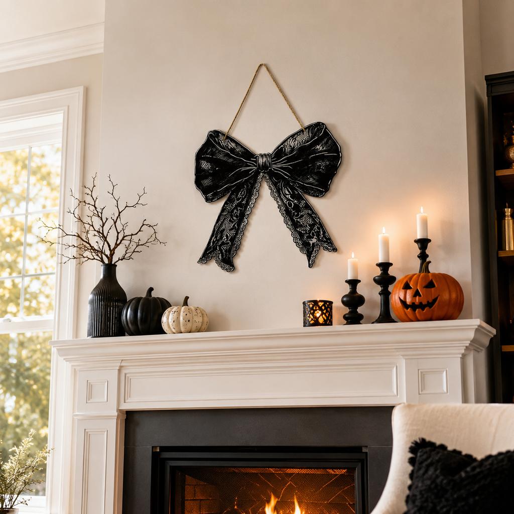 Black Wall Hanging Halloween Decor for Indoor Festive Decoration