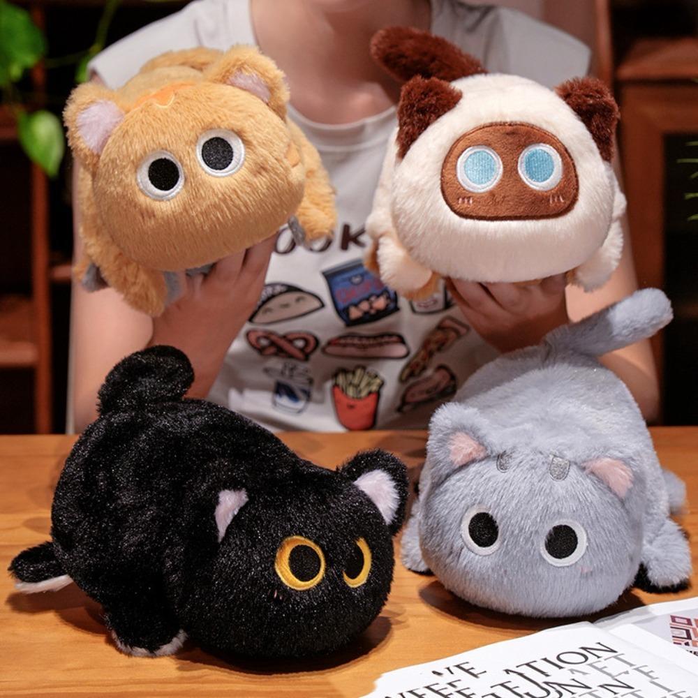 

Double-Sided Reversible Cat Toys Soft Pillow Transform Cat Doll Toy Christmas Birthday style 3