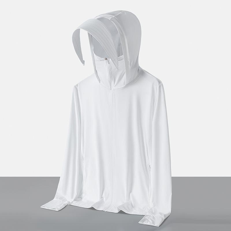 Abbigliamento con Protezione Solare UPF 100+ in Seta di Ghiaccio per Uomo e Donna - Leggero, Traspirante, Abbigliamento Estivo da Esterno, Anti-UV
