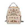 Schoolbag trendy personality foreign style backpack fashion texture simple bag 1011 spring new niche women's backpack