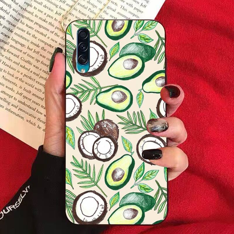 Avocado Aesthetic Phone Case for Samsung A51 01 50 71 21S 70 31 40 30 10 20 S E 11 91 A7 A8 2018