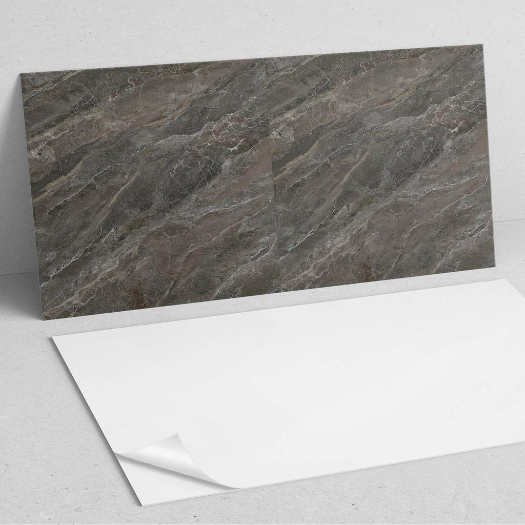 Self-adhesive Vinyl Decorative Panel With Print 100x50 cm Natural Stone Pattern