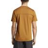 Adidas T Shirts Men's Khaki Crew Neck Moderate Straight Fit IB9098