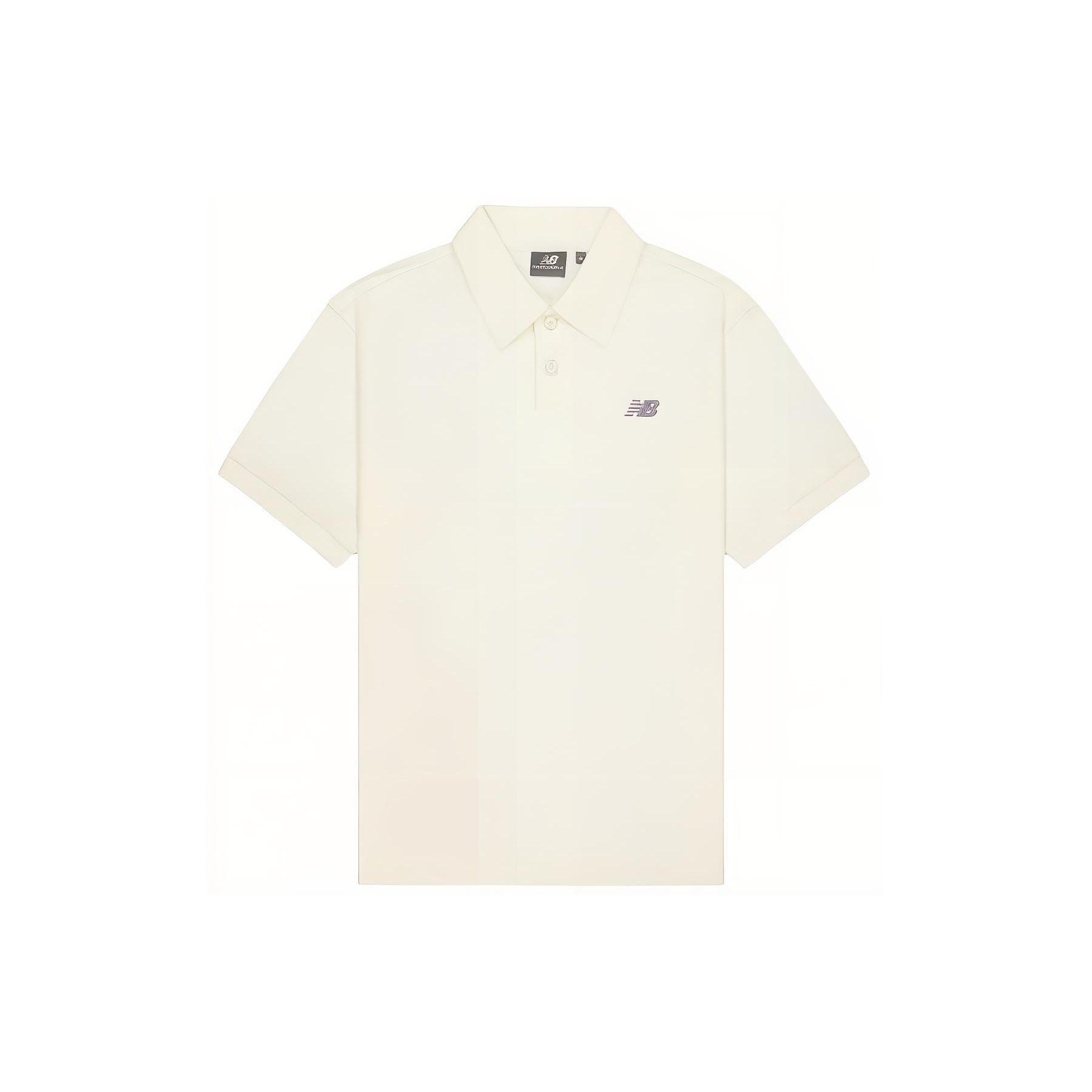 New Balance NB Logo Polo Shirt Asia Sizing Ivory Men s NFE21011-IV XXL