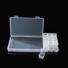 Set Box (1 + 28) Transparent Plastic Box Can Be Split Independent Grid Parts Box Loose Beads Letter Beads Classification Portable Box