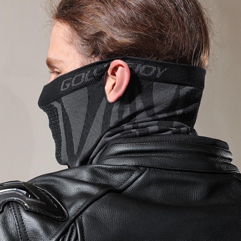 Men Women Motorcycle Mask Fleece Thermal Face Mask Keep Warm Riding Breathable Balaclava Biker-Winter Windproof Ski Mask