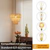 Lampe suspendue - NETTLIFE - Bohème Ø35 cm - Noir - 1 ampoule E27 - Style scandinave