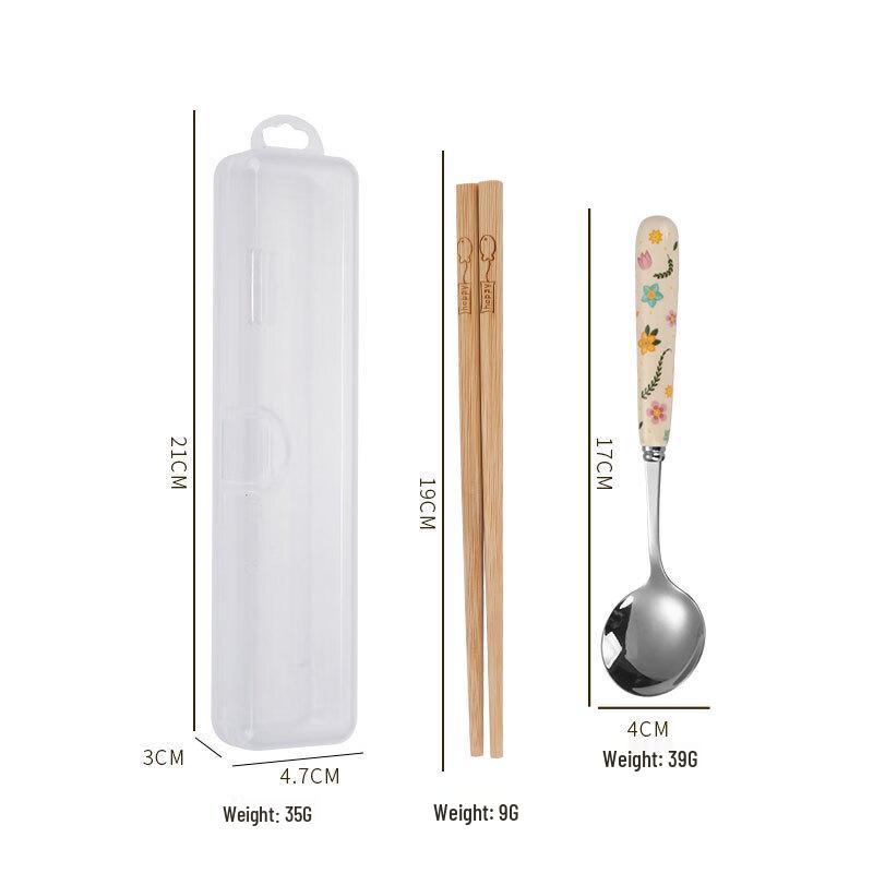 Wutuo Stainless Steel Children's Tableware Set - Owl Design