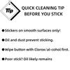 9Pcs/Set Waterproof Vinyl Skull Stickers, Auto Interior Engine Start Button Decal, Fashion Car Interior Decoration Accessories