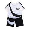 Cool And Comfortable Boys Summer Sports Set Stylish Short Sleeve Outfit For Kids