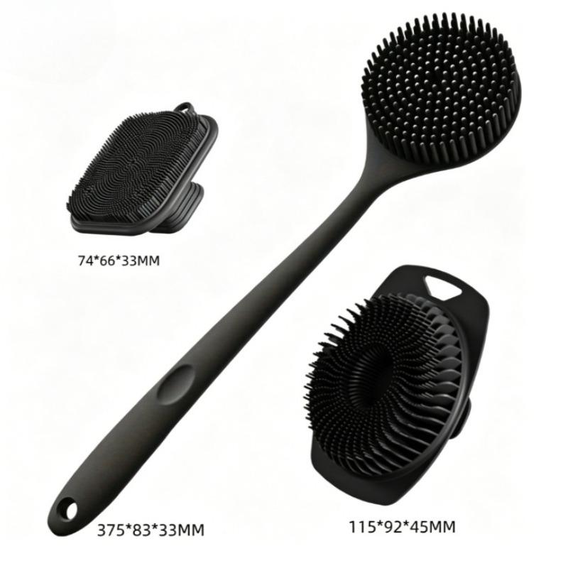 Set 1-4 Pezzi Spugna Corpo in Silicone Spazzola Esfoliante Morbida per Viso Massaggio Doccia Delicato e Pulizia della Pelle Accessori da Bagno