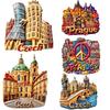 Europa Tschechien 3D Kühlschrankmagnete Aufkleber Tourismus Souvenir Kühlschrankmagnete Aufkleber Haus Küche Dekor
