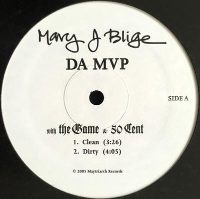 12inch Record MARY J. BLIGE - Da MVP GEFR114321PROMO Maytriarch Reco 2005 US Rap & Hip-Hop/R&B Used