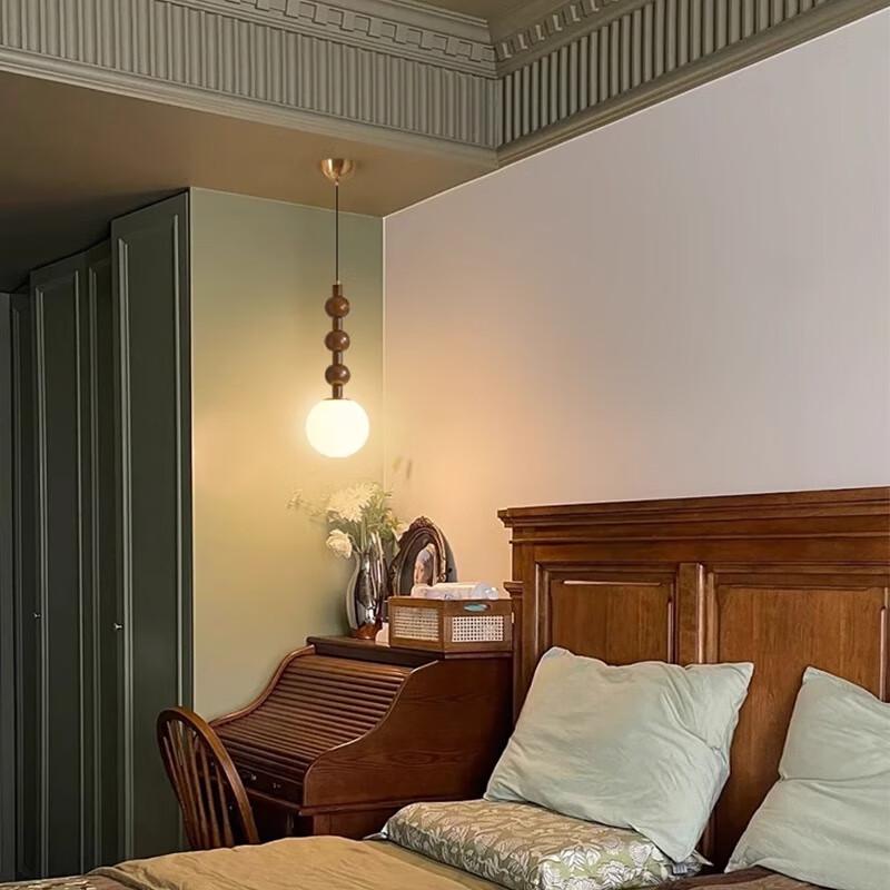 UOSU French Vintage Wabi-sabi Bedside Pendant Lamp