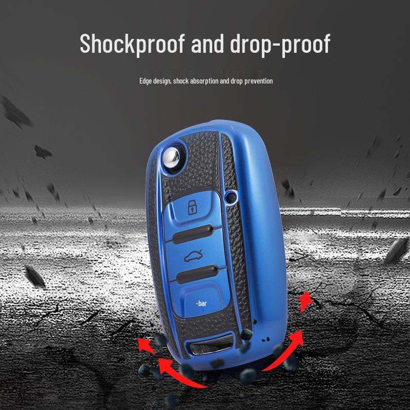 Wuling Hongguang & Zhiguang Key Case: Premium Leather Protective Shell for Men & Women