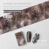 Starry Sky Nail Art Transfer Stickers: Lace & Leopard Laser Prints