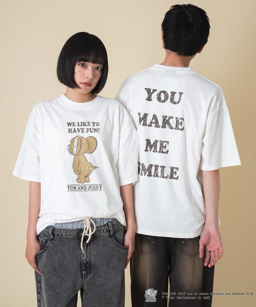 WEGO Graphic Size 5 TOM&JERRY T-Shirt (S), Men's,