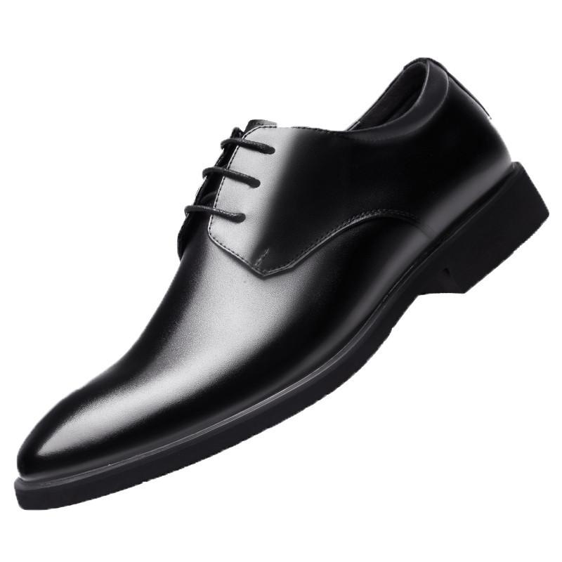 Leather Shoes Men's Black Formal Shoes Business New Casual Shoes Casual Shoes Fashionable Leather Shoes