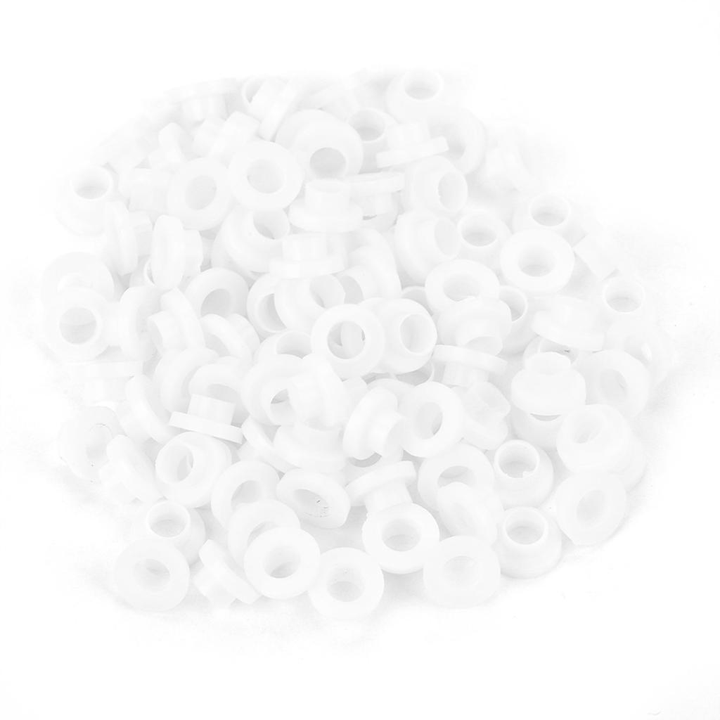 100pcs Transistor Washer Insulated Plastic Spacer Bushing Washers (TW-3)