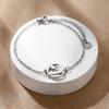 Geometric Animal Bracelet Featuring Dog Cat Owl And Dolphin Charms Minimalist Fashion Jewelry