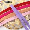 5/10/20M Meetee 11mm Cotton Elastic Band for Underwear Strap Stretch Webbing Tape Ribbon Double Layered Rubber Bands Accessories