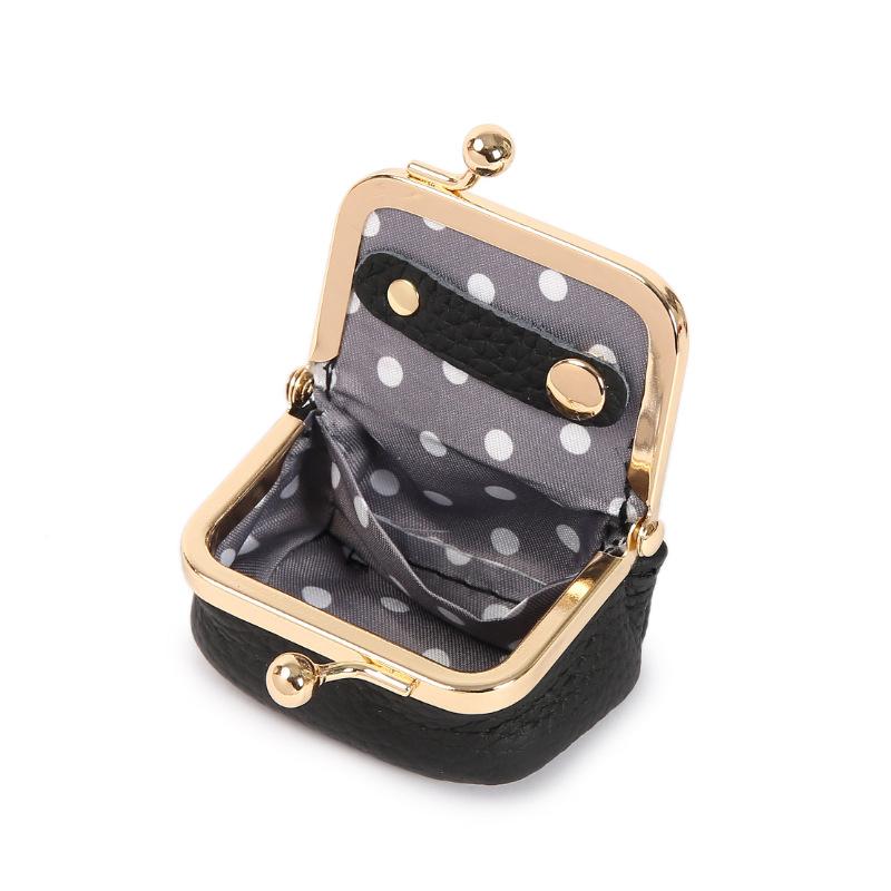 New Mini Compact Mouth Gold Bag Earrings, Rings, Necklaces, Jewelry Boxes, Coins, Coin Wallets, High-end Portable Storage Bags