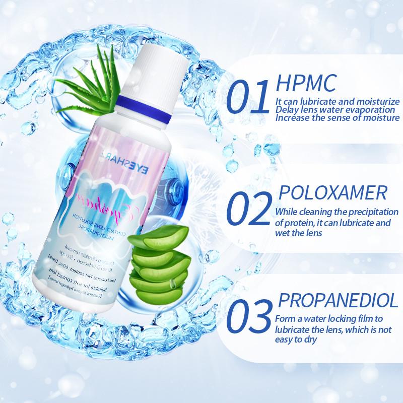 Funsachy 2Pcs Fashion Color Contact Lens For Pupils Blue Eyes 14.2mm Natural Brown Eye Lenses Beauty Green Lens Annual Cosmetics