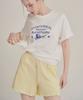 Iteoneolmomeonteu Waffle Elastic Waist Shorts _ Yellow