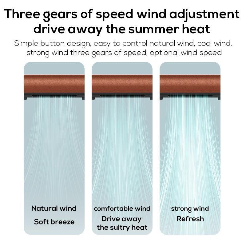 Novo ventilador de assento de carro, ventilador elétrico portátil de assento de carro para passageiro do banco dianteiro traseiro, alimentado por USB com 3 velocidades, ventilador de ar de resfriamento forte, alça ajustável