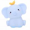 Silicone Light USB Rechargeable Tap Control Adorable Elephant Silicone Night Light for Bedside