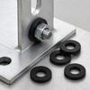 250/500PCS Plastic Sealing Ring White Black Flat Gasket Set New Flat Washer Kit  for Screw Bolt