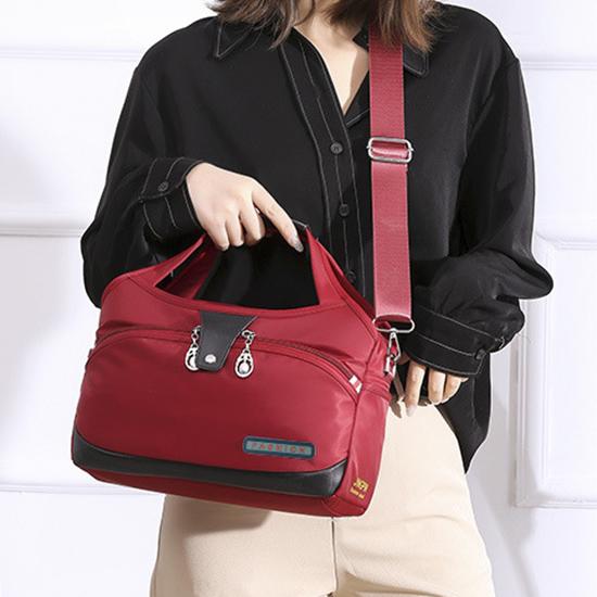 Nylon Shoulder Women's Bag Waterproof Handbag Large Capacity Crossbody Bag Fashion Lady Handle Bag Multifunction Purse