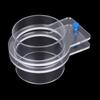 Transparent Acrylic Durable Adjustable Aquarium Fish Feeder Fish Tank Tiepiece Feeding Circle Ring