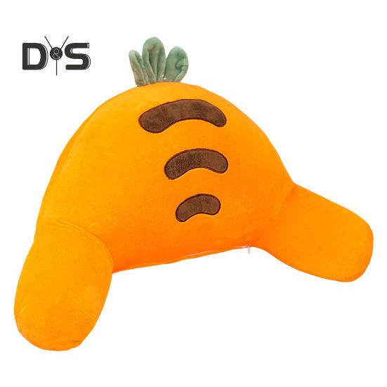 Throw Pillow Cartoon Animal Shape Elastic Fully Filling Plush Stuff Toy Sofa Bed Couch Decoration Office Nap Pillow Chair Waist Protector Car Seat