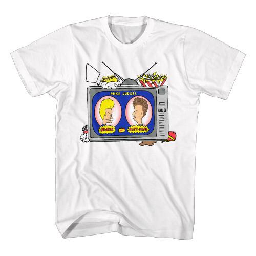 

MTV Beavis Butthead Junk Food T-ShirtWhite Unisex T-Shirt M