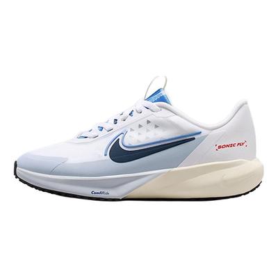 Sonic Fly GS Wit Middernachtblauw Kinder Sneakers Zacht-Parel IH7335-140