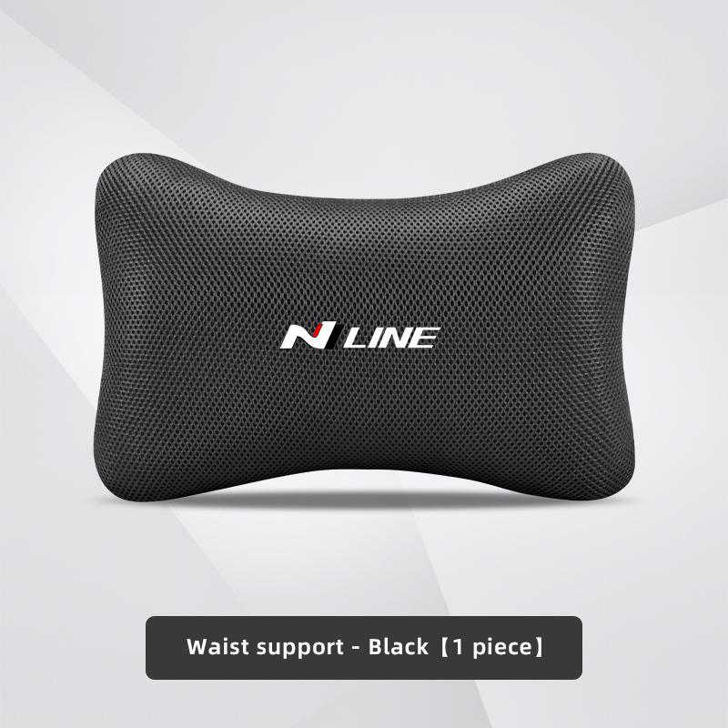 Car Seat Neck Headrest Waist Cushioning Ice Silk Pillow For Hyundai Palisade Bayon Tucson Inster NEXO Creta i30 i20 i10 Grandeur TT33
