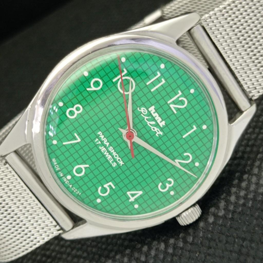 

USED HMT PILOT INDIAN MENS MECHANICAL WATCH a301706-1 Sku568c-a301706