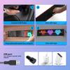 RGB Bluetooth Panel Lamp LED Matrix Pixel Lights Valentine Day Romantic Pattern Graffiti Scrolling Animation Night Light