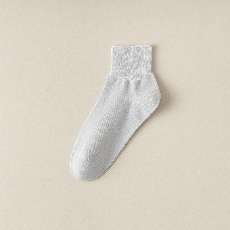 Sock - Summer Lightweight Pure Cotton Anti-odor Short Tube Socks Without Bones Versatile Cotton Socks
