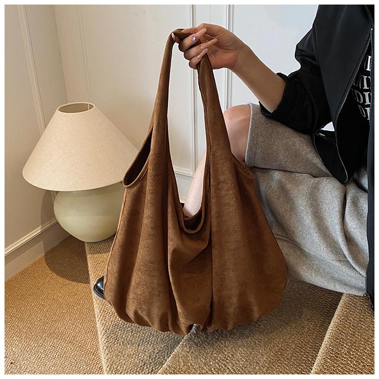 Korean Retro Leopard Print Women's Shoulder Tote Bag