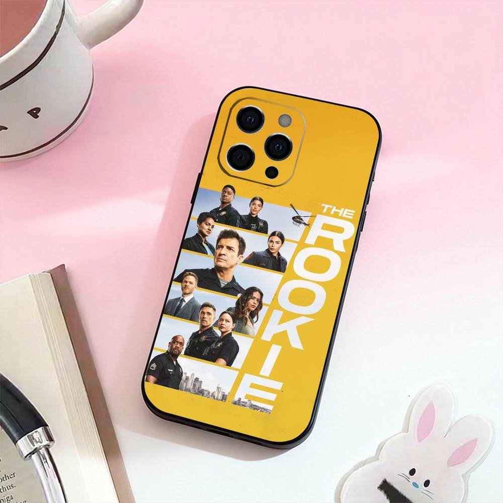 TV The R-rookie   Phone Case For iPhone 17,16,15,14,13,12,11 Plus,Pro Max,Soft Silicone Black Cover