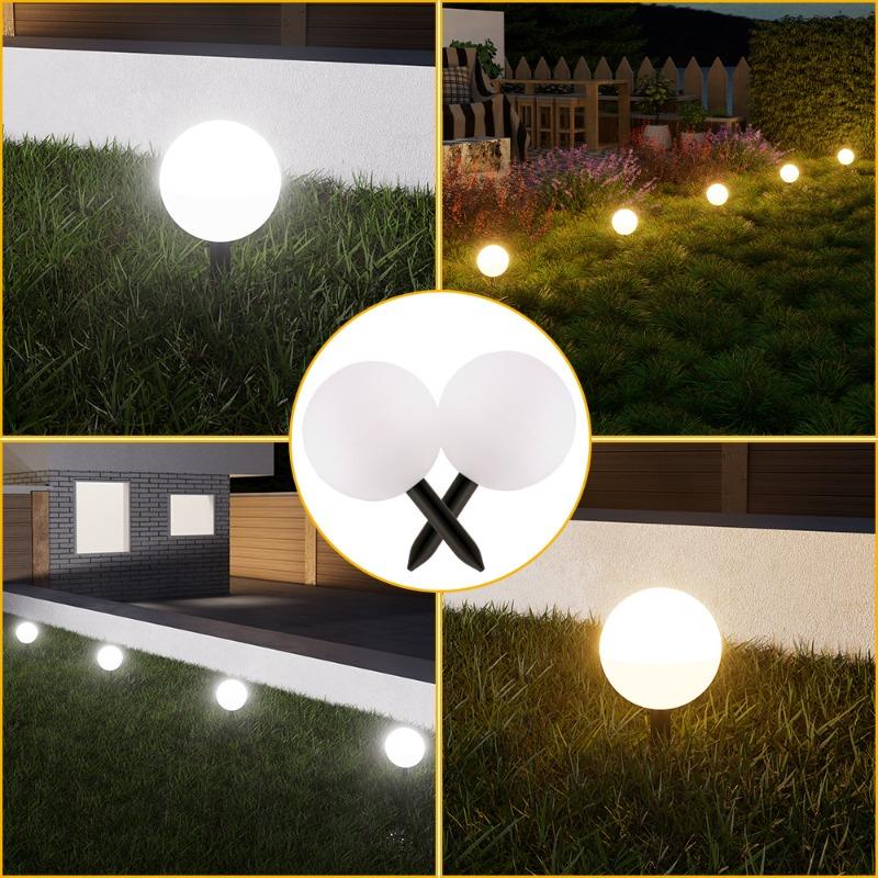Outdoor Solar Spherical 5in1 Lawn Light Waterproof Landscape Lighting for Courtyard Terrace Walkway Wedding Party Decoration