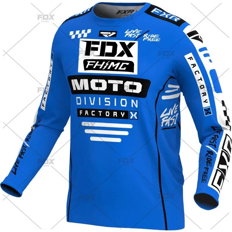 2024 Maglia da Downhill da Corsa Mountain Bike Motocicletta Ciclismo Crossmax Camicia Ciclismo Abbigliamento per Uomo Maglia MTB MX Ranger Fdx DH
