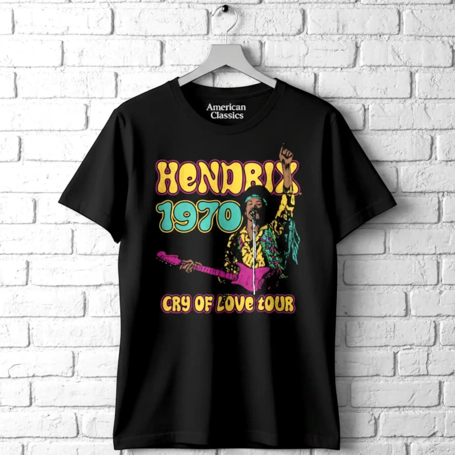 Jimi Hendrix Cry of Love Tour Men s T-Shirt XL