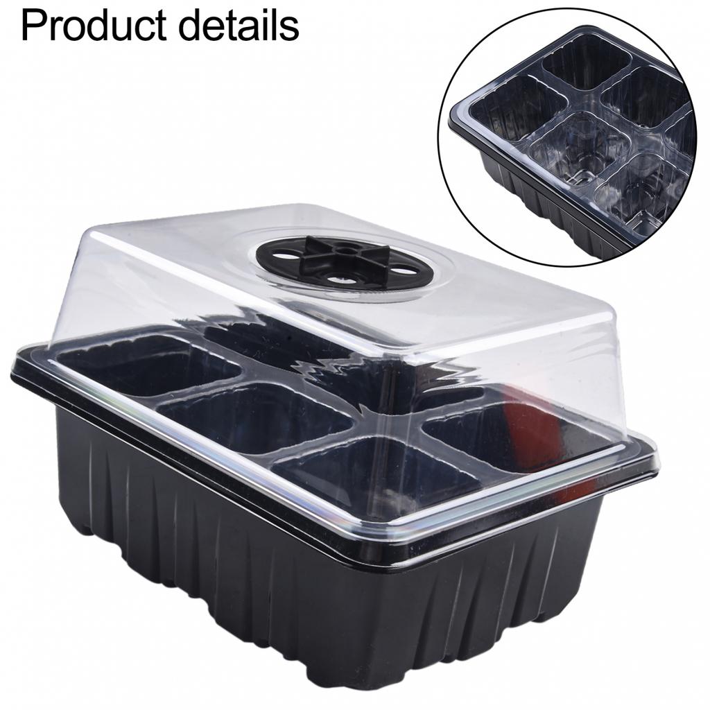 Compact Size Greenhouse Dome Plant Shoots Kit Starter Trays