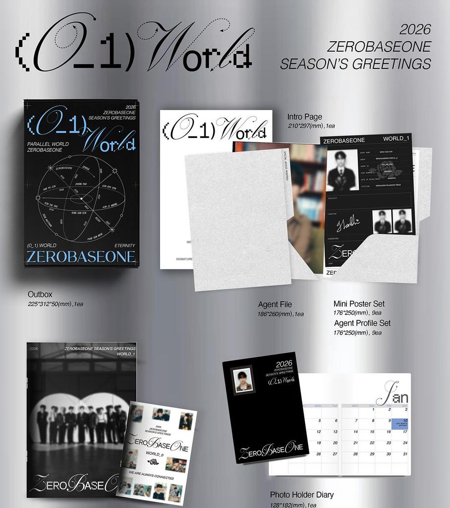[POB] ZEROBASEONE [(0_1) World] ZB1 2026 SEASON'S GREETINGS