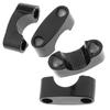Racing Accessories Black Risers Adapter Fat Bar Riser Motorcycle HandleBar Clamp Riser Mount Clamp